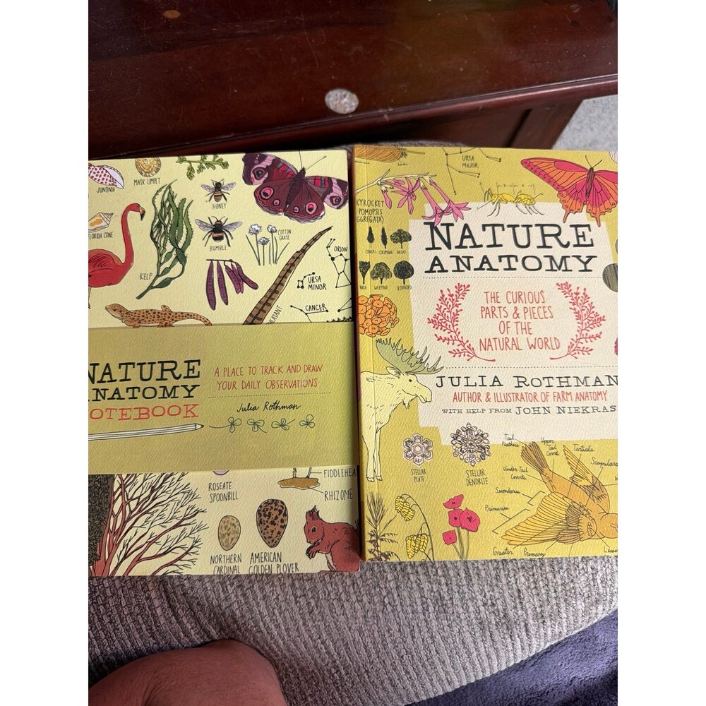 Nature Anatomy Notebook & Book by Julia Rothman